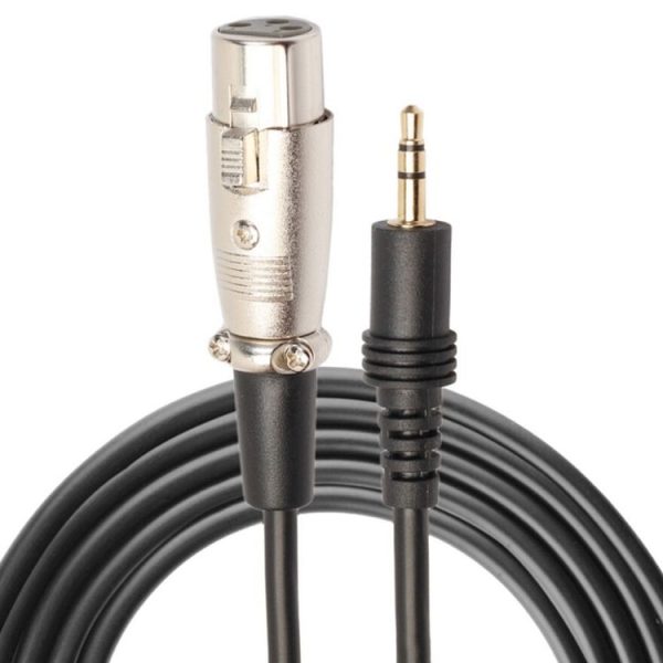 3m 3.5mm Male to XLR Female Microphone Audio Cord Cable - Image 2