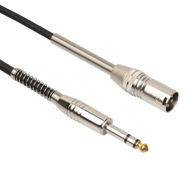 30cm XLR 3-Pin Male to 1 / 4 inch (6.35mm) Female Plug Stereo Microphone Audio Cord Cable - Image 3