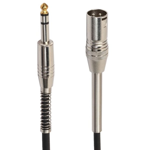 30cm XLR 3-Pin Male to 1 / 4 inch (6.35mm) Female Plug Stereo Microphone Audio Cord Cable - Image 4