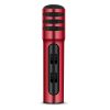 BGN-C7 Condenser Microphone Dual Mobile Phone Karaoke Live Singing Microphone Built-in Sound Card (Red) - Image 2