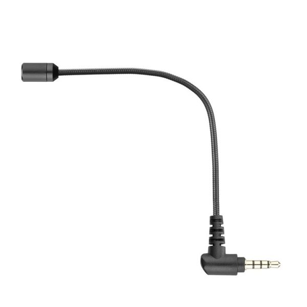 BOYA BY-UM4 3.5mm Interface Plug Live Show Omni-directional Condenser Mic Mini Flexible Microphone for iPhone, Galaxy, Huawei, LG and other Smartphones (Black) - Image 3