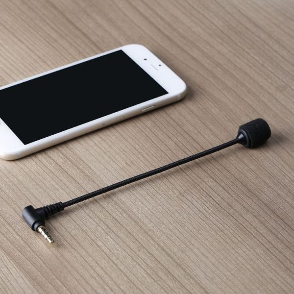BOYA BY-UM4 3.5mm Interface Plug Live Show Omni-directional Condenser Mic Mini Flexible Microphone for iPhone, Galaxy, Huawei, LG and other Smartphones (Black) - Image 6