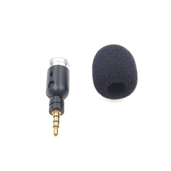 MK-5 4 Level Pin 3.5mm Gold Plated Plug Live Mobile Phone Tablet Laptop Mini Bend Microphone - Image 2