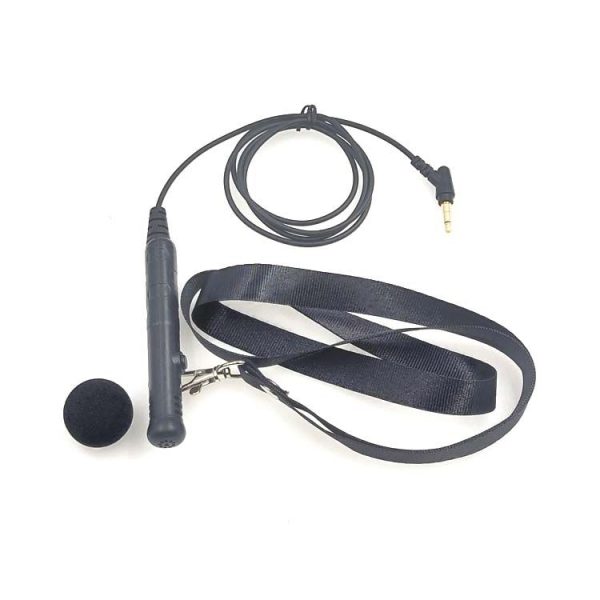MK-7 3.5mm Elbow Head Handheld Loudspeaker Neck-mounted Microphone with Lanyard, Length: 1m (Black) - Image 2