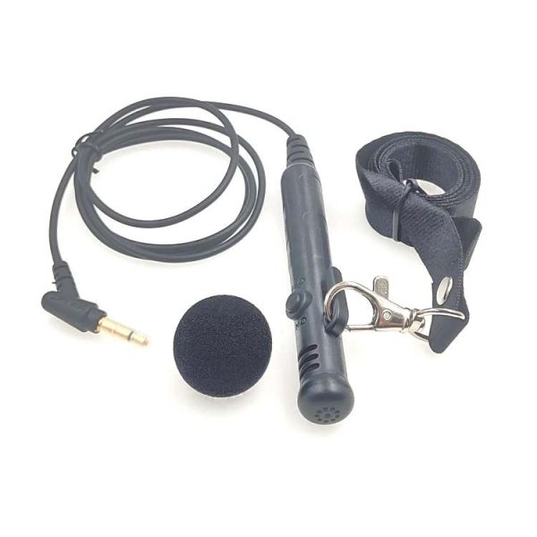 MK-7 3.5mm Elbow Head Handheld Loudspeaker Neck-mounted Microphone with Lanyard, Length: 1m (Black) - Image 3