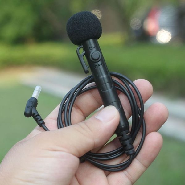 MK-7 3.5mm Elbow Head Handheld Loudspeaker Neck-mounted Microphone with Lanyard, Length: 1m (Black) - Image 7