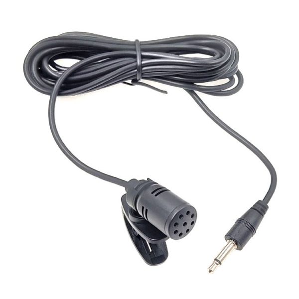 ZJ002MR Mono 3.5mm Straight Plug Car Sun Visor Wireless Interpreter Tour Guide Megaphone Lavalier Wired Microphone, Length: 3m - Image 3