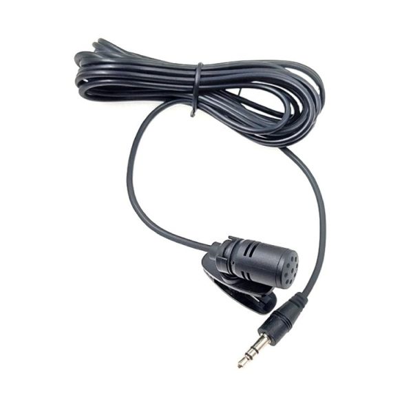 ZJ002MR Stereo 3.5mm Straight Plug Car Sun Visor Wireless Interpreter Tour Guide Megaphone Lavalier Wired Microphone, Length: 3m - Image 3