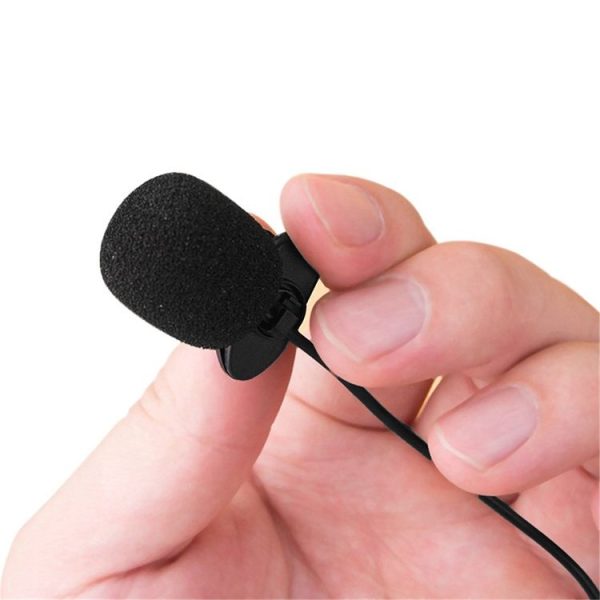 ZJ002MR Stereo 3.5mm Straight Plug Car Sun Visor Wireless Interpreter Tour Guide Megaphone Lavalier Wired Microphone, Length: 3m - Image 4