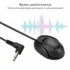 ZJ010MR Mono 3.5mm Angle Head Plug Car Navigation GPS Speaker External Paste Bluetooth Microphone, Length: 3m - Image 6