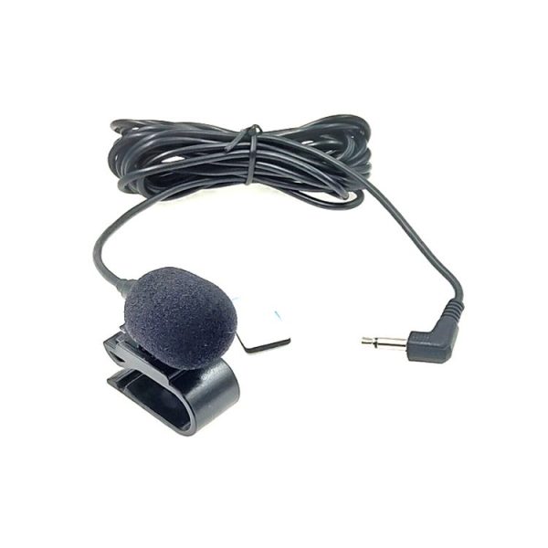 ZJ025MR Stick-on Clip-on Lavalier Mono Microphone for Car GPS / Bluetooth Enabled Audio DVD External Mic, Cable Length: 3m, 90 Degree Elbow 2.5mm Jack - Image 2