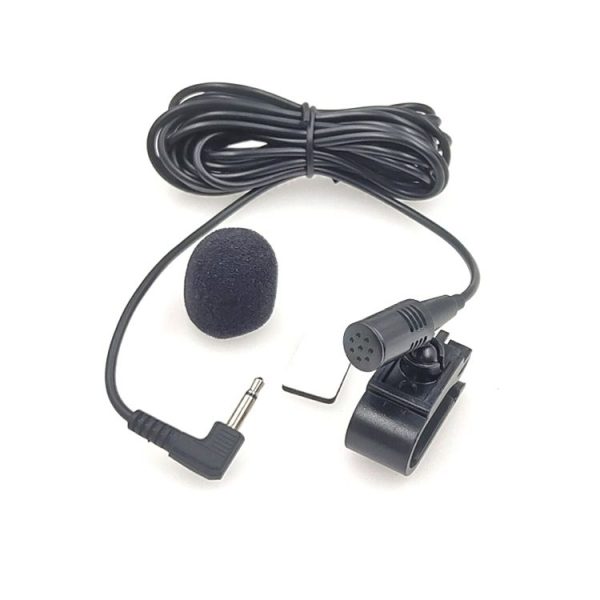 ZJ025MR Stick-on Clip-on Lavalier Mono Microphone for Car GPS / Bluetooth Enabled Audio DVD External Mic, Cable Length: 3m, 90 Degree Elbow 2.5mm Jack - Image 3