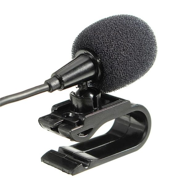 ZJ025MR Stick-on Clip-on Lavalier Mono Microphone for Car GPS / Bluetooth Enabled Audio DVD External Mic, Cable Length: 3m, 90 Degree Elbow 2.5mm Jack - Image 4