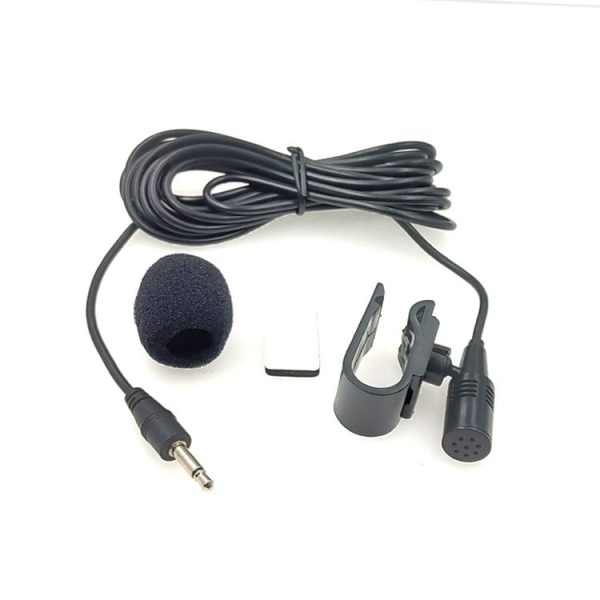 ZJ025MR Stick-on Clip-on Lavalier 2.5mm Jack Mono Microphone for Car GPS / Bluetooth Enabled Audio DVD External Mic, Cable Length: 3m - Image 2