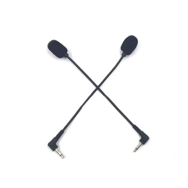 ZJ033MR-03 17cm Mono 3.5mm Angle Head Plug Gaming Headset Sound Card Live Microphone - Image 2