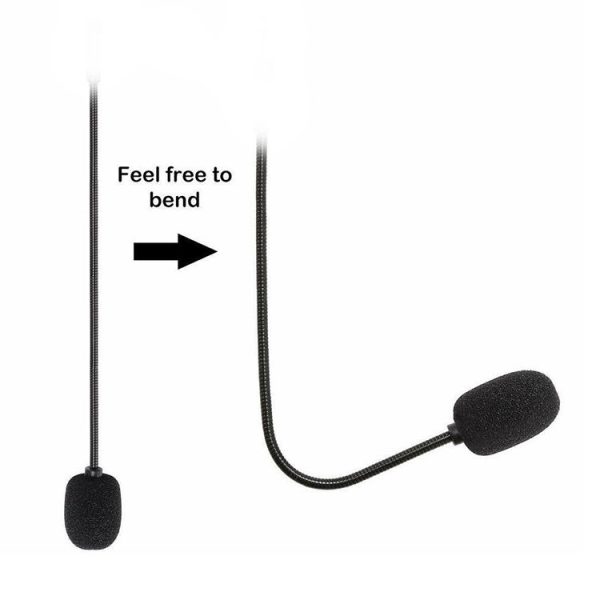 ZJ033MR-03 17cm Mono 3.5mm Angle Head Plug Gaming Headset Sound Card Live Microphone - Image 3