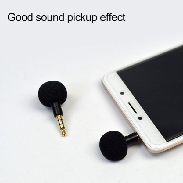 ZJ040MR Stereo 3.5mm Mobile Phone Tablet Laptop Electronic Equipment Mini Straight Microphone - Image 3