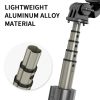 L03 Aluminum Alloy Foldable Bluetooth Tripod Selfie Stick (Black) - Image 5