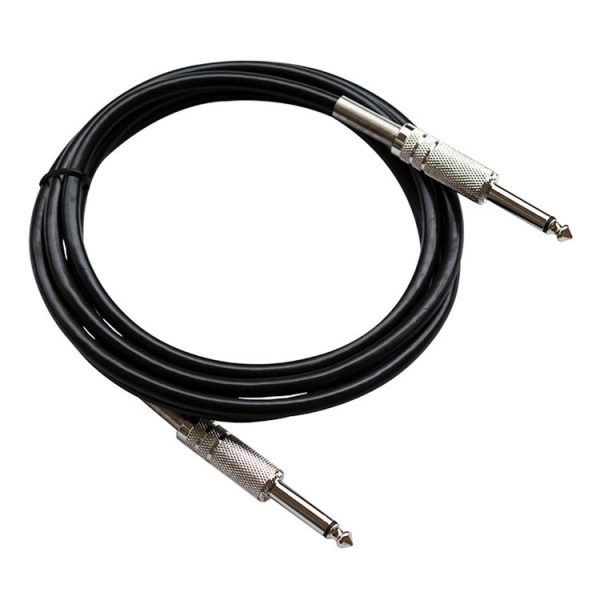 1.8m 1 / 4 inch (6.35mm) Male to Male Shielded Jack Mono Plugs Audio Patch Cable - Image 2