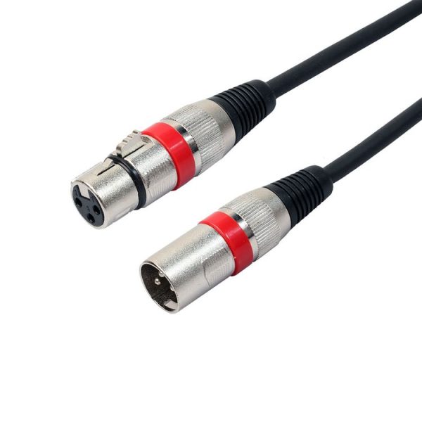 1m 3-Pin XLR Male to XLR Female MIC Shielded Cable Microphone Audio Cord - Image 2
