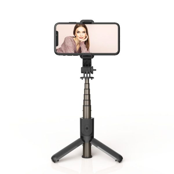 L10 Mini Bluetooth Selfie Stick Tripod Mobile Phone Holder (Black) - Image 4