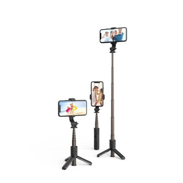 L10 Mini Bluetooth Selfie Stick Tripod Mobile Phone Holder (Black) - Image 6