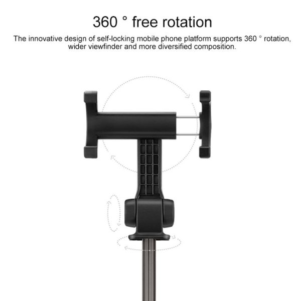 Huawei CF15 Pro Mobile Phone Bluetooth Mini Selfie Stick Live Floor Tripod Bracket (Black) - Image 2