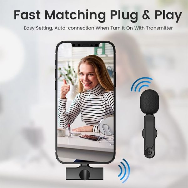 EP033T 8 Pin Interface Lavalier Wireless Radio Microphone - Image 3