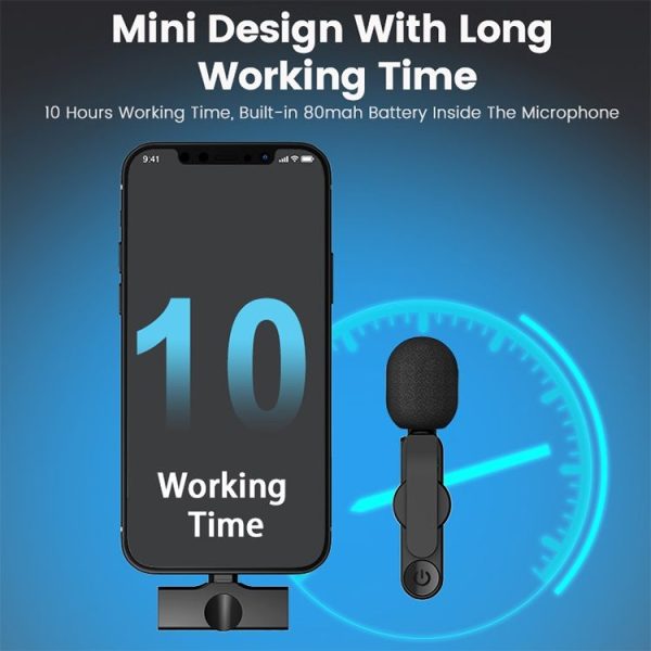 EP033T 8 Pin Interface Lavalier Wireless Radio Microphone - Image 6