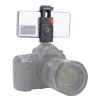 Fotopro SJ-89 Carbon Fiber Texture Tripod Mount Adapter Phone Clamp Bracket with Cold Shoe (Black) - Image 6
