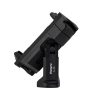 Fotopro SJ-36+ 360 Degree Rotation Horizontal and Vertical Tripod Mount Adapter Phone Clamp Bracket with Cold Shoe (Black) - Image 2