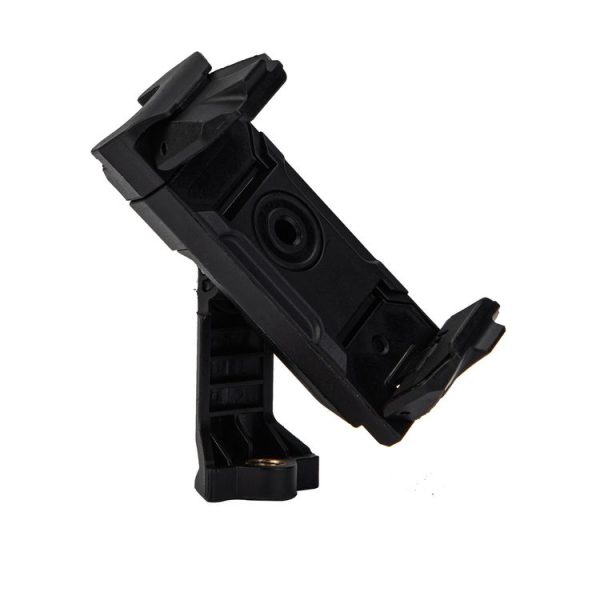 Fotopro SJ-36+ 360 Degree Rotation Horizontal and Vertical Tripod Mount Adapter Phone Clamp Bracket with Cold Shoe (Black) - Image 3