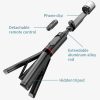 Q12s Bluetooth Remote Control Rotatable Fill Light Tripod Selfie Stick - Image 4