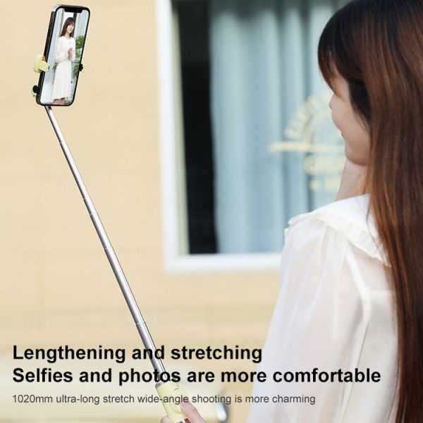 Bluetooth Remote Control Tripod Selfie Stick (Green) - Image 6