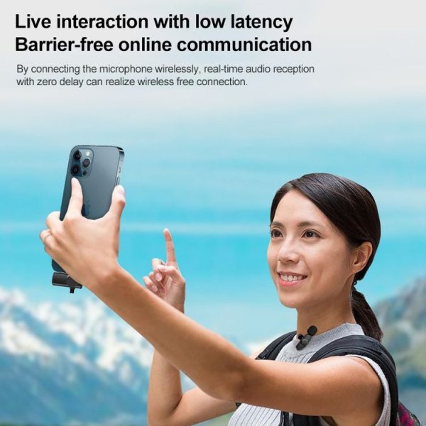 AP031-2 3 in 1 Noise Reduction Lavalier Wireless Microphone with Mic - Image 4