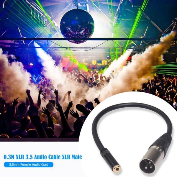 TC227K17-03 3.5mm Female to XLR Male Audio Cable, Length: 0.3m - Image 5
