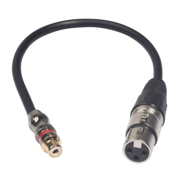 TR026K18-03 RCA Female to XLR Female Audio Cable, Length: 0.3m - Image 2