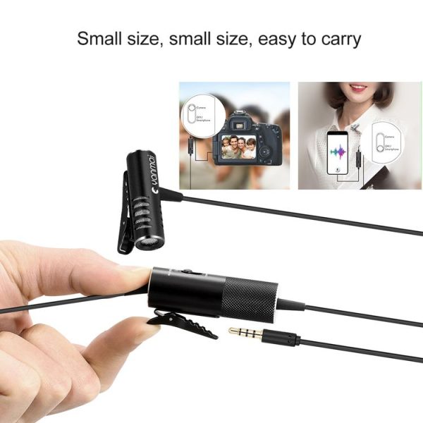 Yanmai R933S Professional Clip-On 3.5mm Plug Lavalier Omni-directional Broadcast Condenser Microphone, For Live Broadcast, Show, KTV, etc - Image 6
