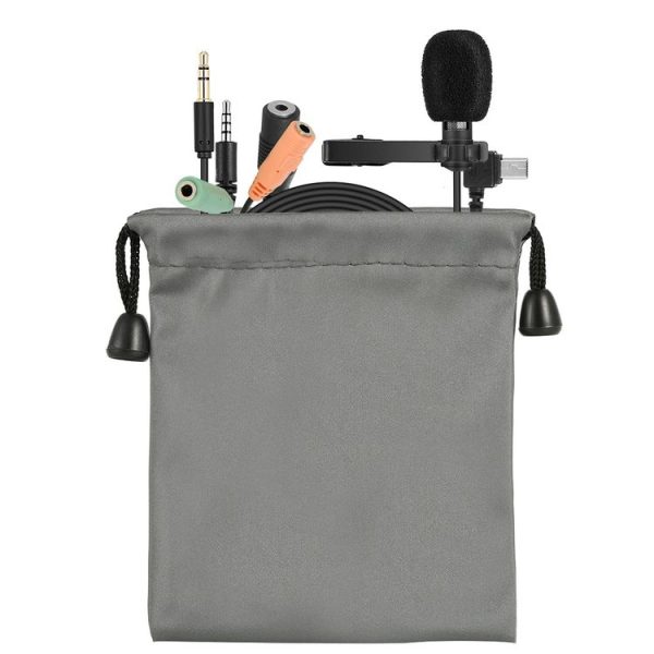 Yanmai R955 Clip-on Lapel Mic Lavalier Omni-directional Double Condenser Microphone, For Live Broadcast, Show, KTV, etc - Image 6