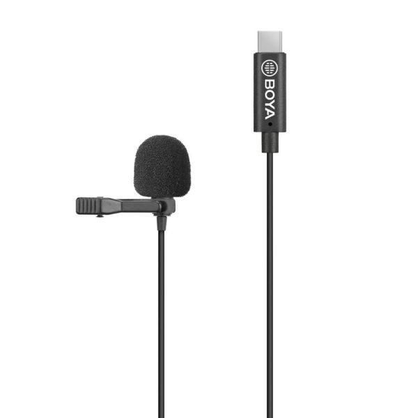 BOYA BY-M3-OP For DJI OSMO Pocket Clip-on Digital Lavalier Microphone (Black) - Image 2
