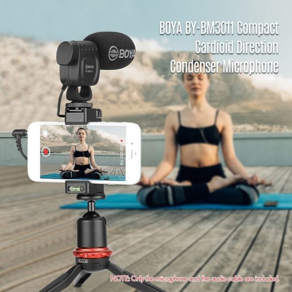 BOYA Portable Mini Condenser Live Show Video Recording Microphone for DSLR / Smart Phones - Image 10