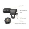 BOYA Portable Mini Condenser Live Show Video Recording Microphone for DSLR / Smart Phones - Image 5