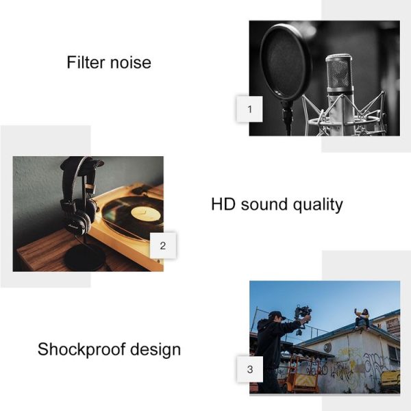 BOYA Portable Mini Condenser Live Show Video Recording Microphone for DSLR / Smart Phones - Image 7