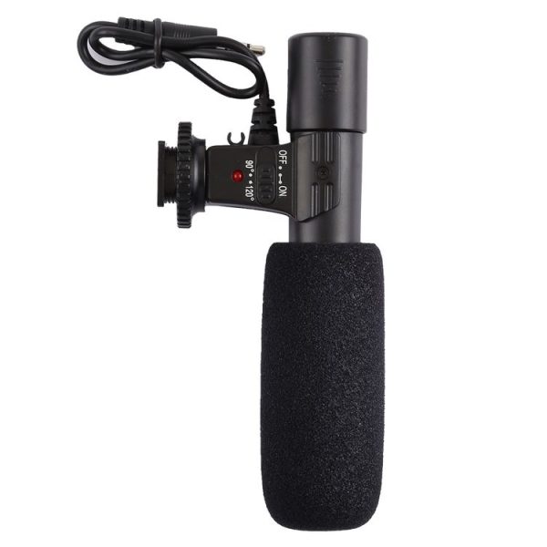 MIC-02 30-18000Hz Rate Sound Clear Stereo Microphone for Smartphone, Cable Length: 28cm - Image 5