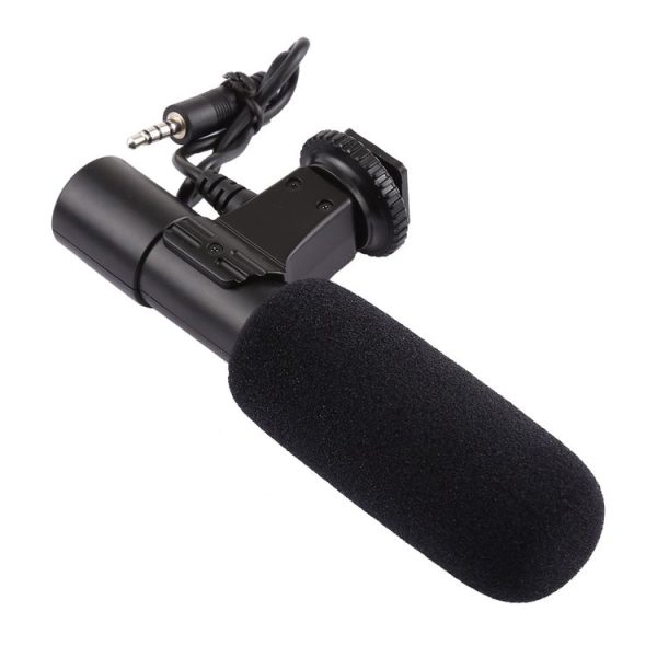 MIC-02 30-18000Hz Rate Sound Clear Stereo Microphone for Smartphone, Cable Length: 28cm - Image 6