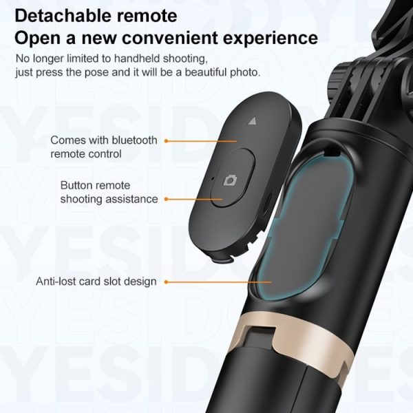 Yesido SF14 Handheld Foldable Shooting Holder Tripod Selfie Stick - Image 5