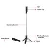 K10S Mobile Phone Live Broadcast Desktop Bluetooth Remote Control Integrated Stand Tripod with Fill Light (Black) - Image 3