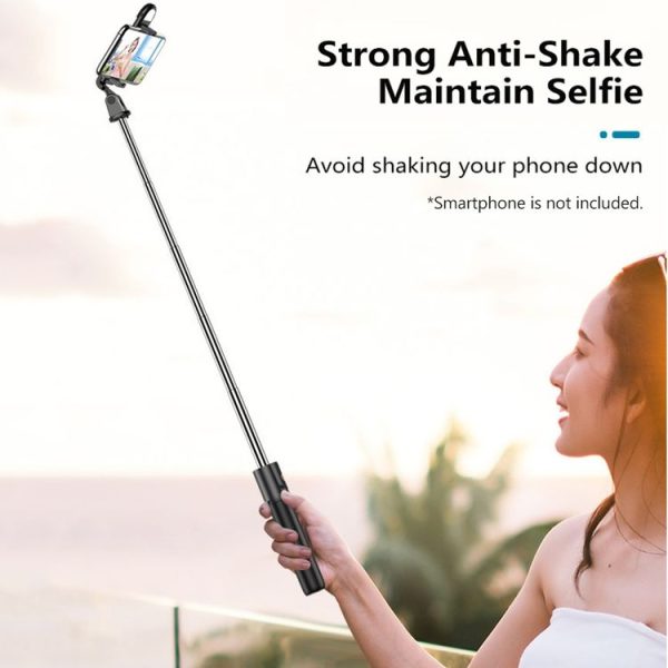 K10S Mobile Phone Live Broadcast Desktop Bluetooth Remote Control Integrated Stand Tripod with Fill Light (Black) - Image 6