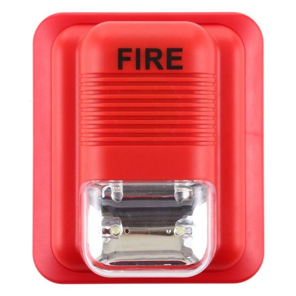 Sound-light Fire Alarm Warning Strobe Horn Alert Safety System Sensor - Image 2