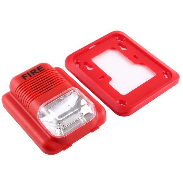 Sound-light Fire Alarm Warning Strobe Horn Alert Safety System Sensor - Image 4